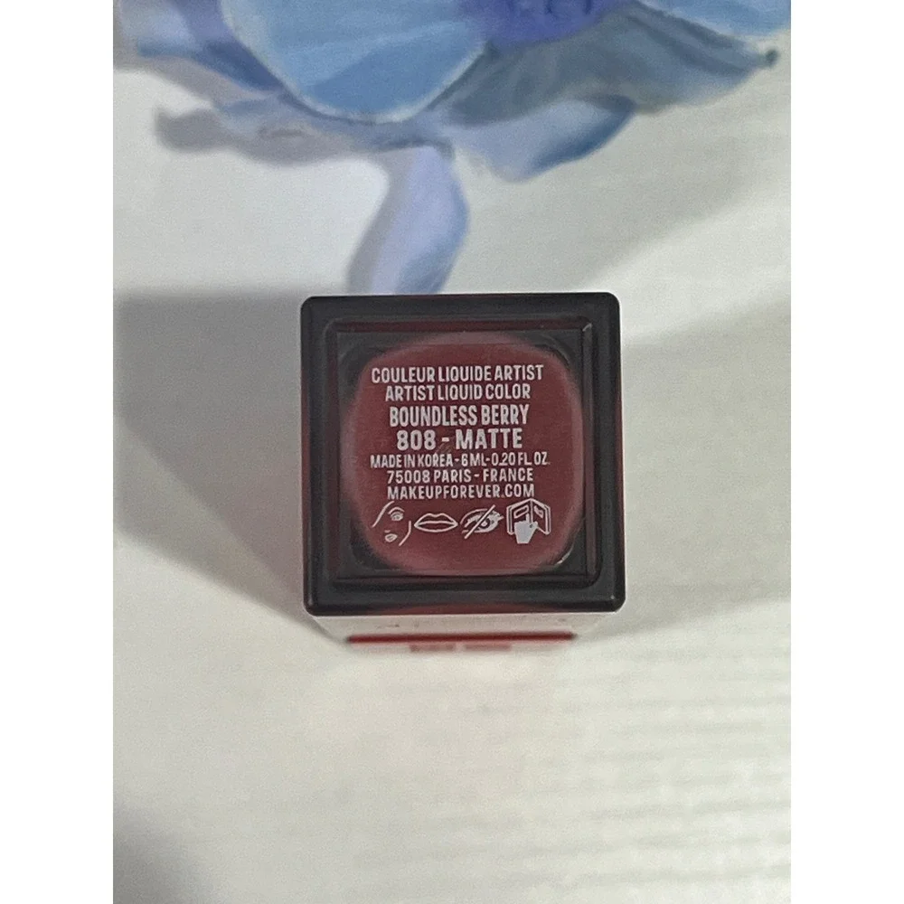 Make Up For Ever Artist Liquid Color‎ 808 Boundless Berry Matte Lipstick 6ml